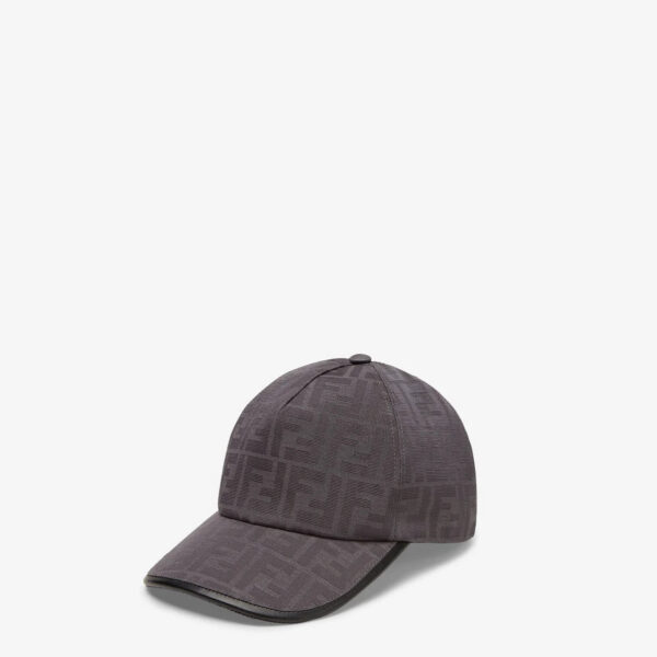 casq1597_0-1.jpg Casquette de baseball en tissu jacquard FF gris