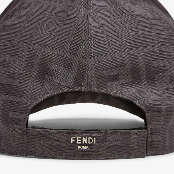 casq1597_1.jpg Casquette de baseball en tissu jacquard FF gris