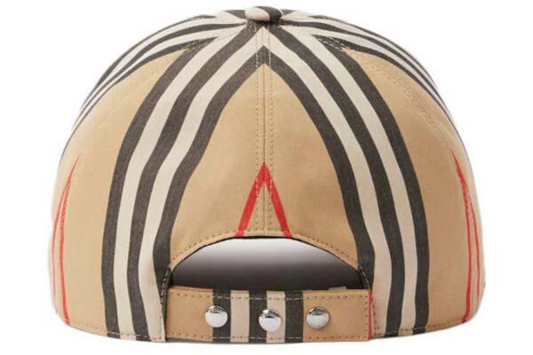 casq1607_1.jpg Casquette de baseball coton carreaux monogramme beige